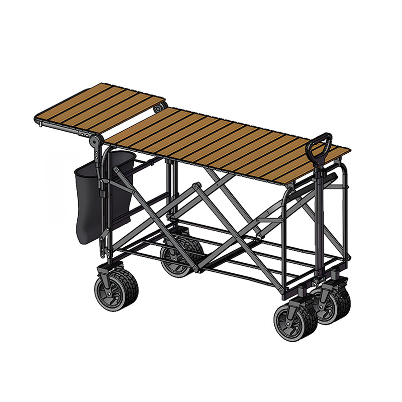 Campingwagen mit Panzerrad