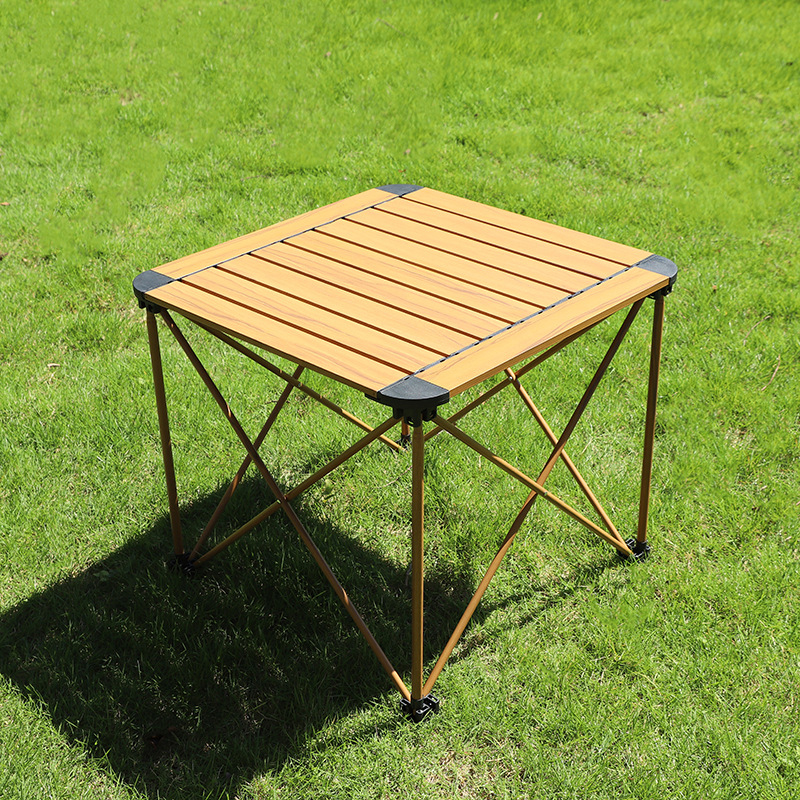 Rolltisch aus Aluminium