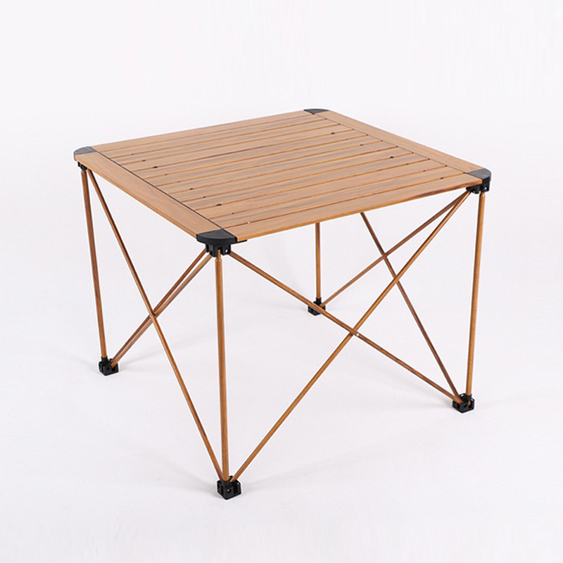 Rolltisch aus Aluminium