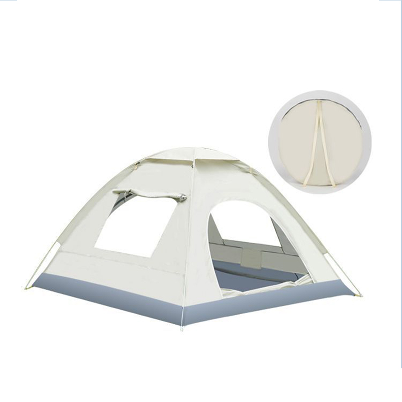 Campingzelt in Wolkengrau
