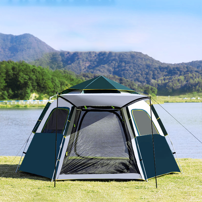 Sechseckiges automatisches Campingzelt