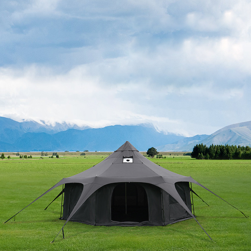 Einschichtiges Campingzelt mit Jurte