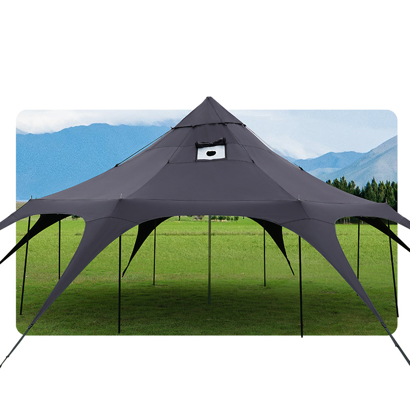 Einschichtiges Campingzelt mit Jurte