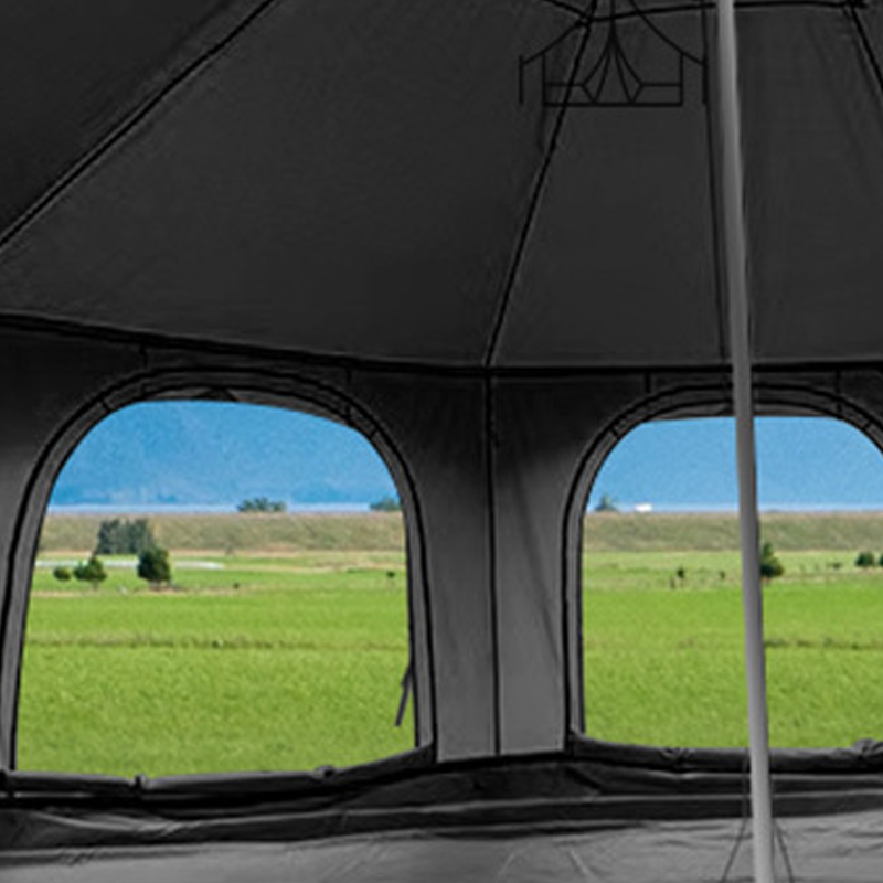 Einschichtiges Campingzelt mit Jurte