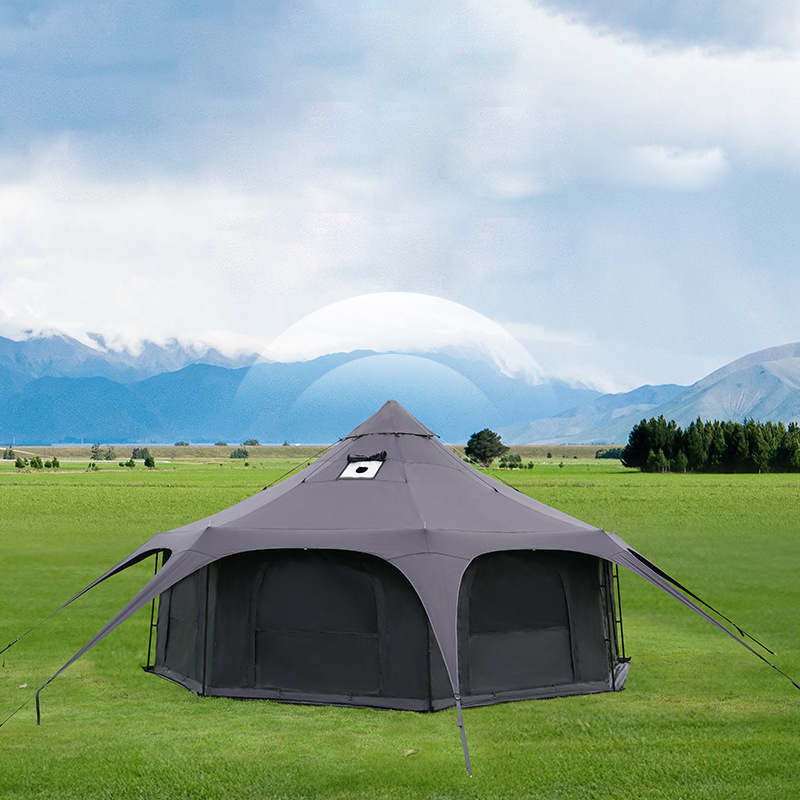 Einschichtiges Campingzelt mit Jurte