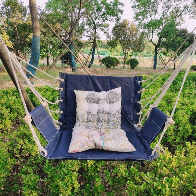 Flache und bequeme Outdoor-Hängematte