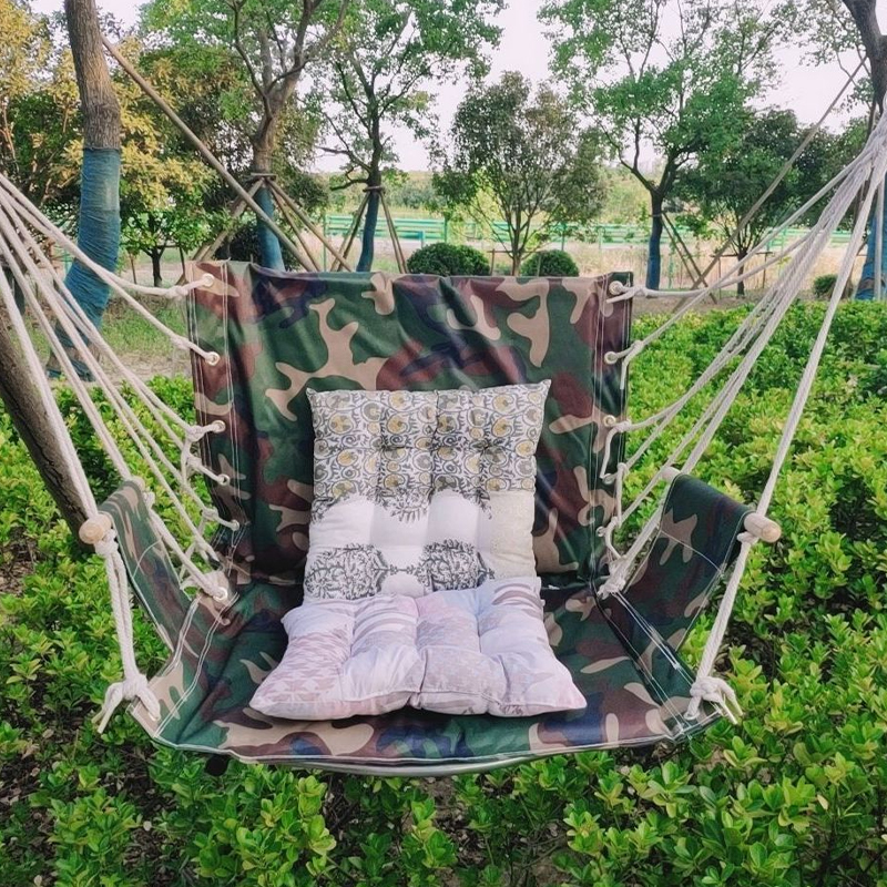 Flache und bequeme Outdoor-Hängematte