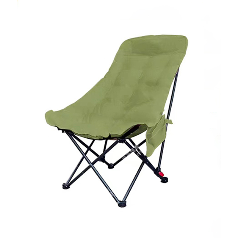 Mit drei Geschwindigkeiten verstellbarer, gepolsterter Moon Chair mit hoher Rückenlehne