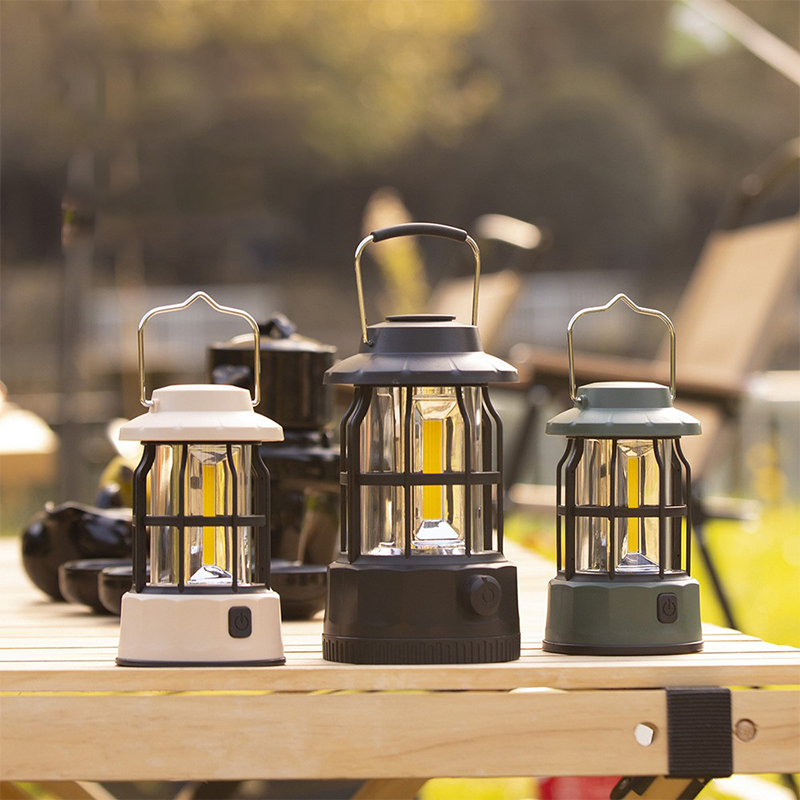Retro-Campingleuchten für den Außenbereich