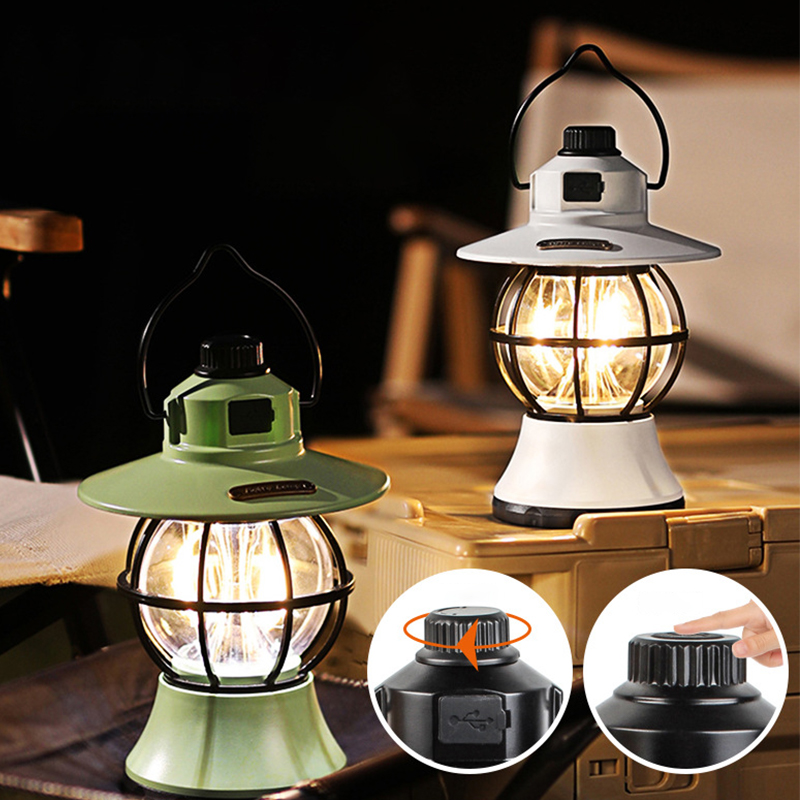 Handgepresste Campinglichter