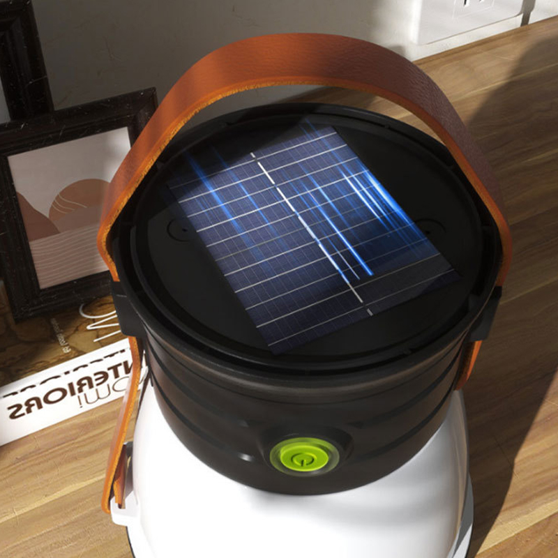 Tragbare, wiederaufladbare Solar-Campingleuchten