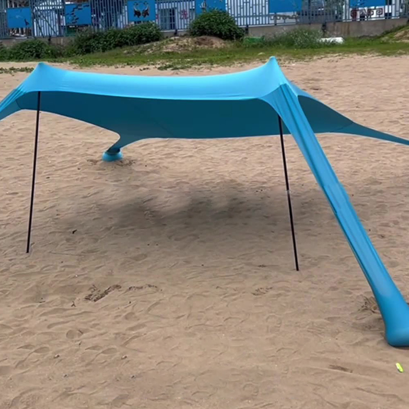 Quadratisches einlagiges Strandzelt