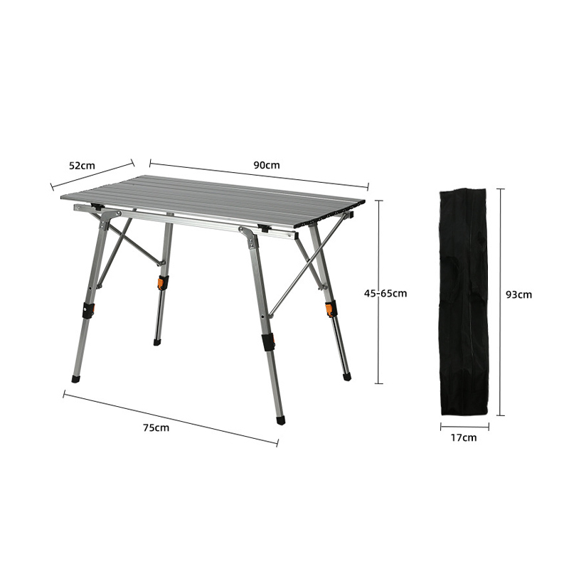 Anhebbarer Klapptisch aus Aluminiumlegierung