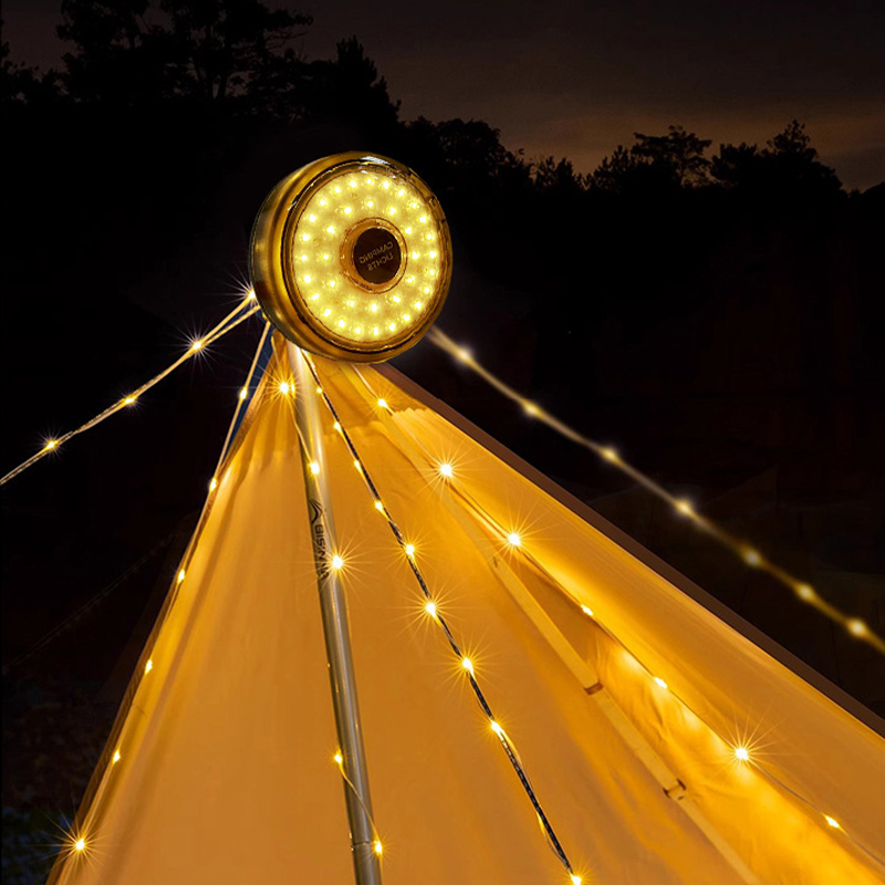 Lichterketten fürs Camping