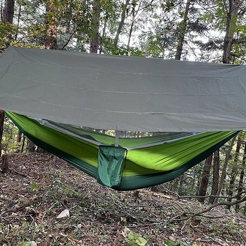 Outdoor-Hängematte aus gesponnenem Nylongarn