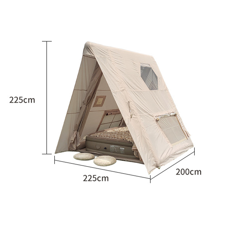 Aufblasbares Pyramidenzelt