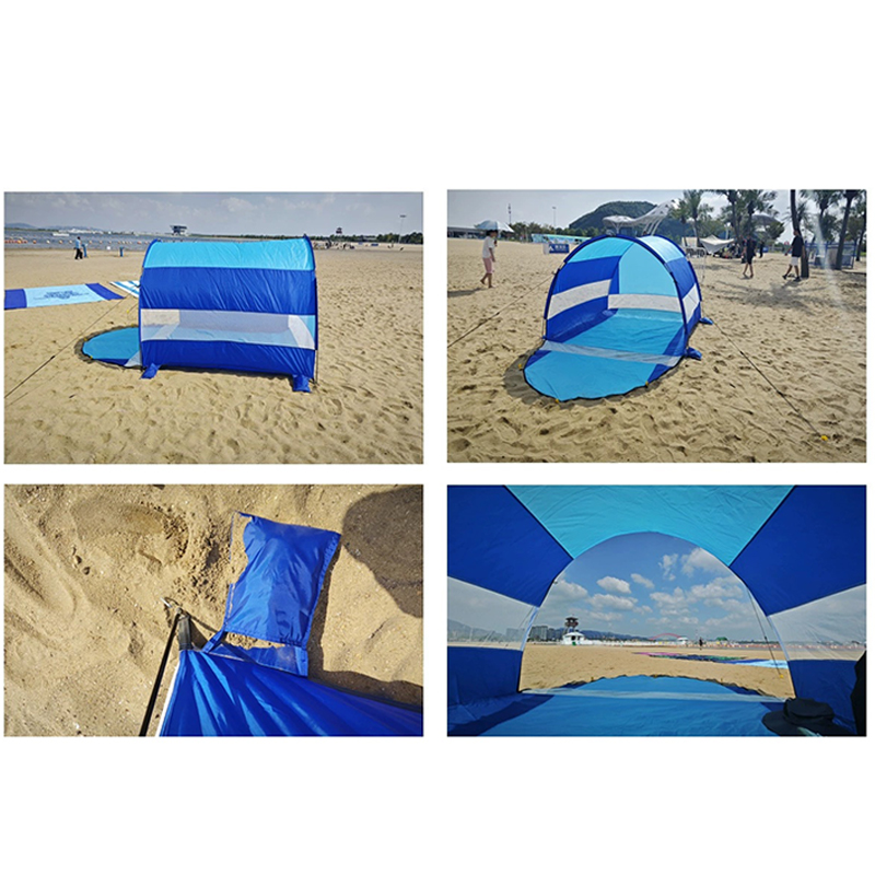 MSBT119 Zusammenklappbares einlagiges Strandzelt