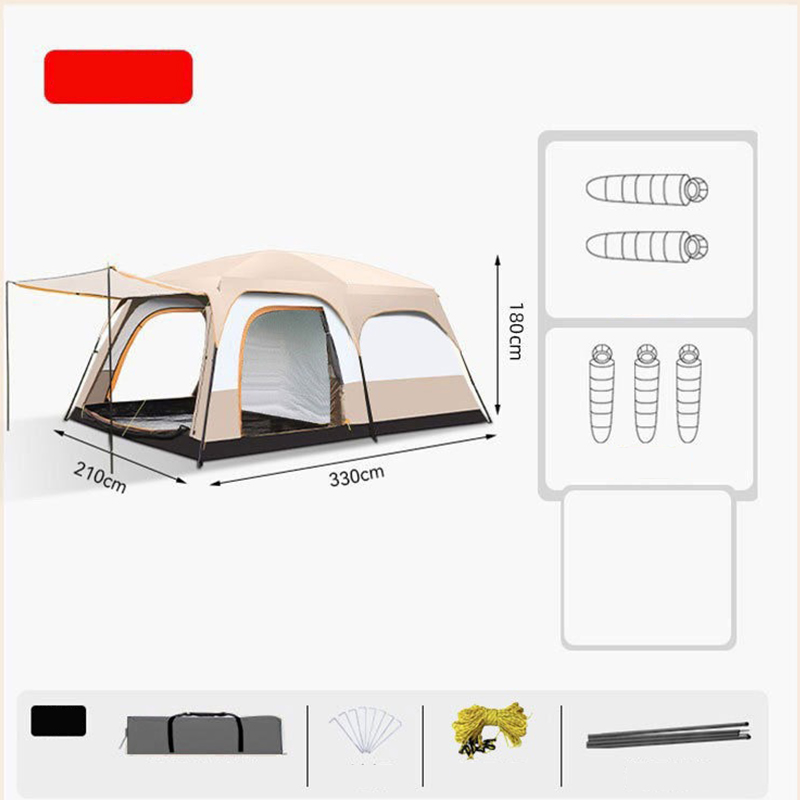 Campingzelt in mehreren Größen