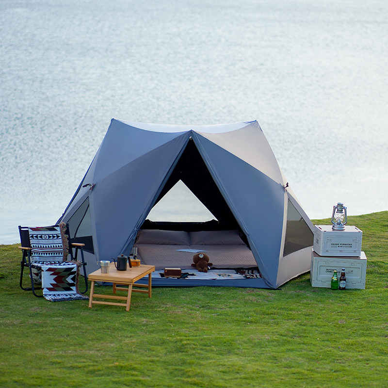 Einschichtiges kugelförmiges Campingzelt