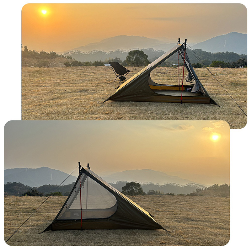 Einzelnes Frühlings- und Sommer-Ridgezelt
