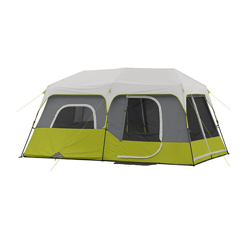 Grünes Campingzelt aus Polyester