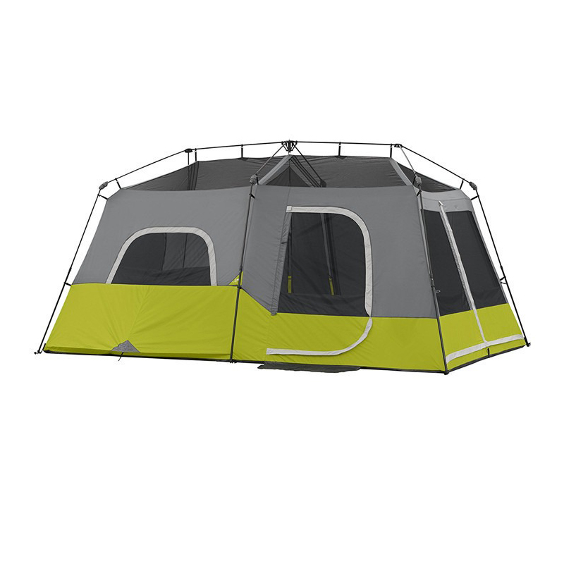 Grünes Campingzelt aus Polyester