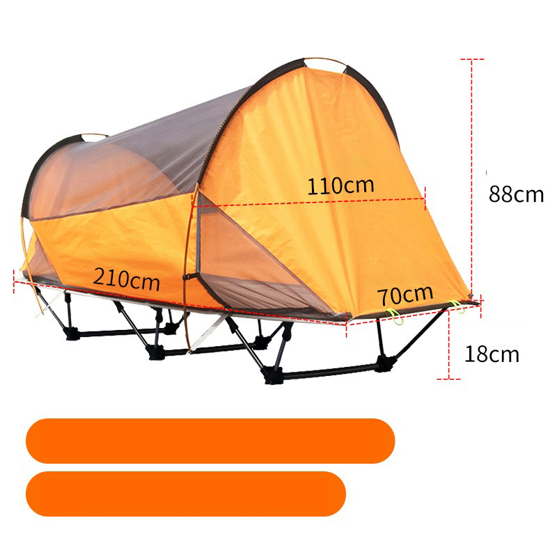 Campingzelt mit Klappbett