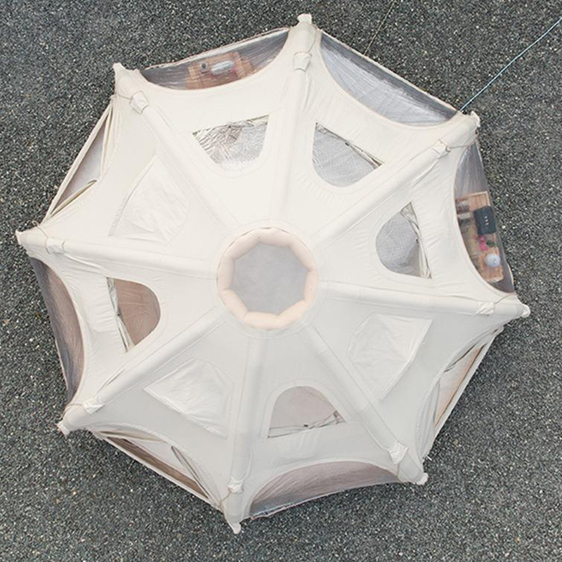 Sphärisches Doppelschichtzelt aus PVC